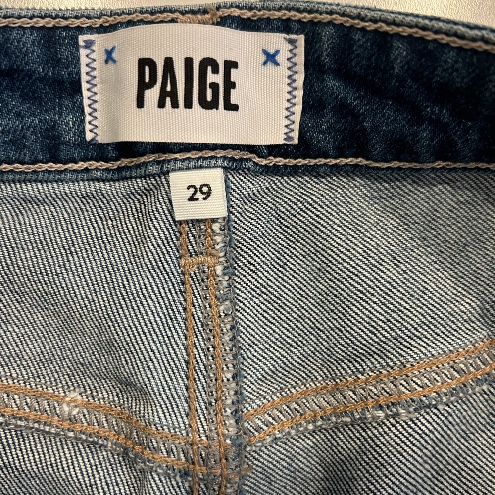 Paige-Sarah Straight Ankle size 29 Blaine wash - Picture 4 of 16